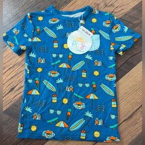 Little Sleepies play collab T-shirt NWT